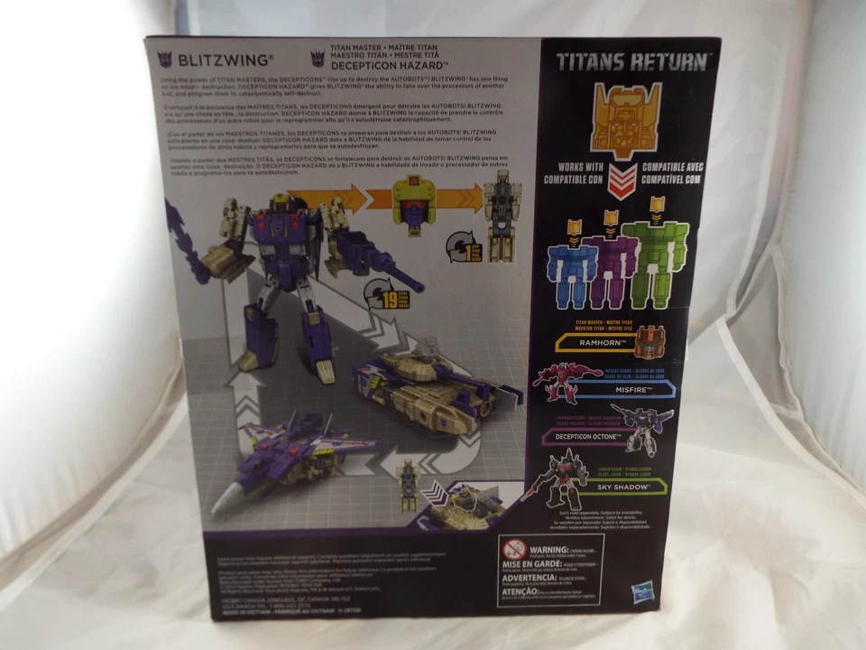 TRANSFORMERS GENERATIONS, TITANS RETURN, DECEPTICON BLITZWING - Image 3 of 4