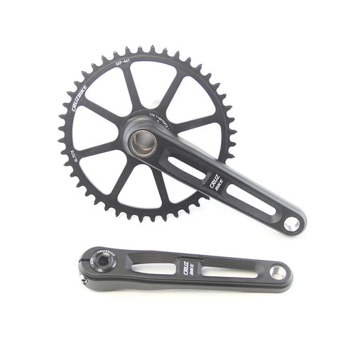 Folding Bike Crankset 155/160/165/170/175mm Hollow Tech Bicycle Crank Set - Picture 6 of 28