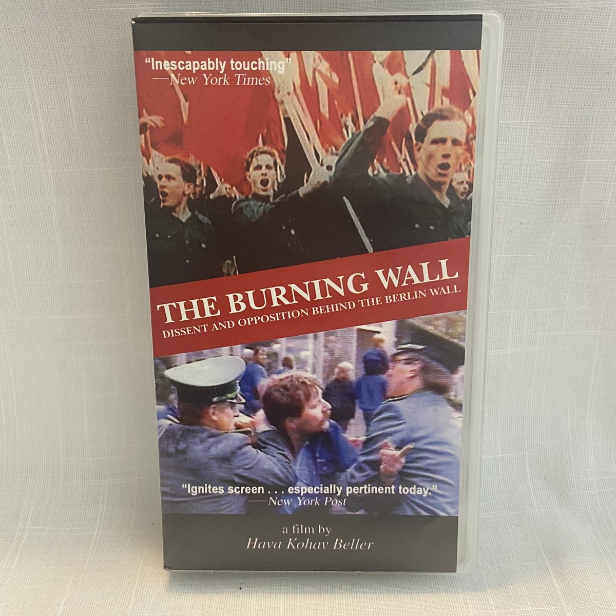 The Burning Wall VHS Berlin Wall Documentary Hava Kohav Beller