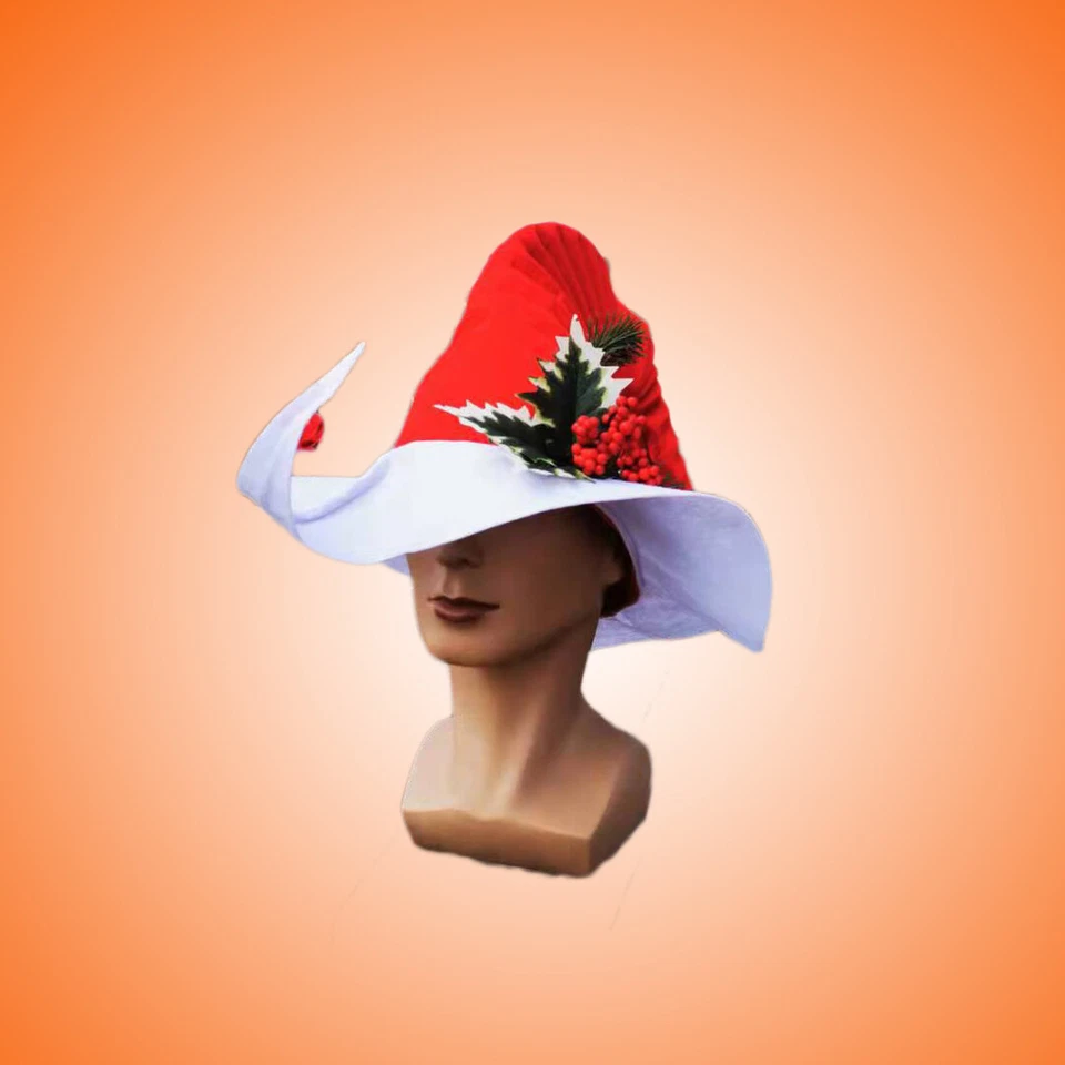 Navidad Papá Noel Elfos Gorras Decoración Familia Fiesta Peluche Sombreros Regalo Adultos Foto 3 de 4