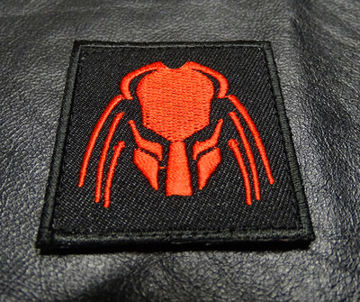 2 PC PREDATOR ALIEN MOVIE ARNOLD ARMY MILITARY HOOK PATCH | eBay