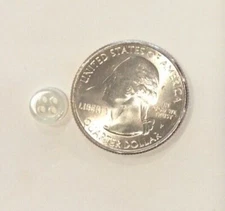 BEAUTIFUL BUTTONS MOP #1700-12--4 HOLE--5/16" (7.5mm)-- 11 BUTTONS IN A SET