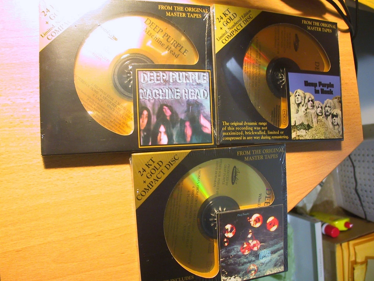 Rock 24k Gold Disc Deep Purple Music CDs for sale | eBay