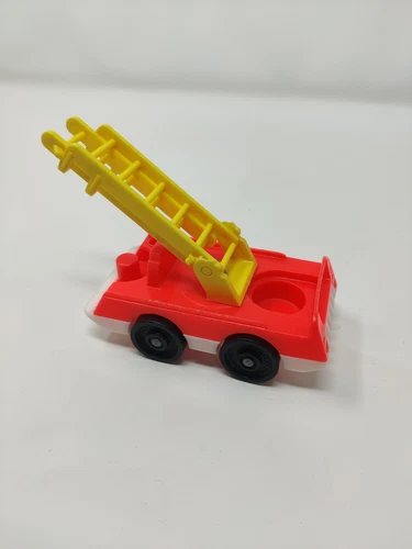 Vintage Fisher Price Little People Fire Truck With Ladder