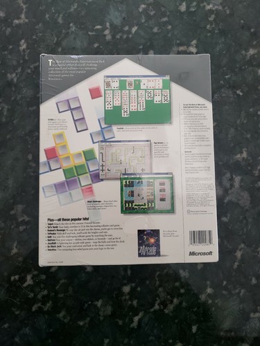 The Best Of Microsoft Entertainment Pack Brand New and Sealed 1994 Collectible! - Picture 2 of 4