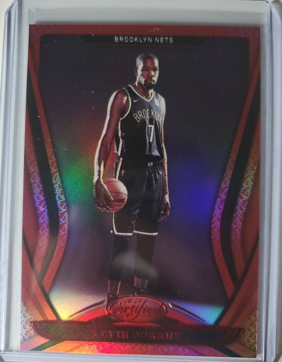 2020-21 Panini Certified Basketball Kevin Durant NETS Red 2020-21 Panini Certified Basketball Kevin Durant NETS Red