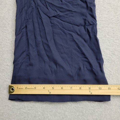 Schumacher transparente Schlaghose Damen mittelblau weites Bein 100 Seide gefüttert Hose - Bild 8 von 17