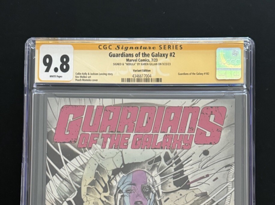 KAREN GILLAN SIGNED GUARDIANS OF THE GALAXY #2 CGC SS 9.8 COMIC | eBay