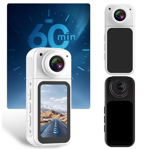 2.7K Mini Wifi Sports Camera Action Camera 180° Twist Lens Cam 1080P βь I9O P5X4