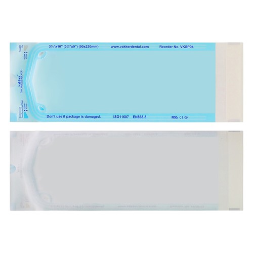 4000 3.5" x 10" Self Sealing Dental Sterilization Pouches Medical Autoclave Bags - Picture 5 of 6