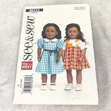 Butterick See & Sew B6313 Pleated doll clothes