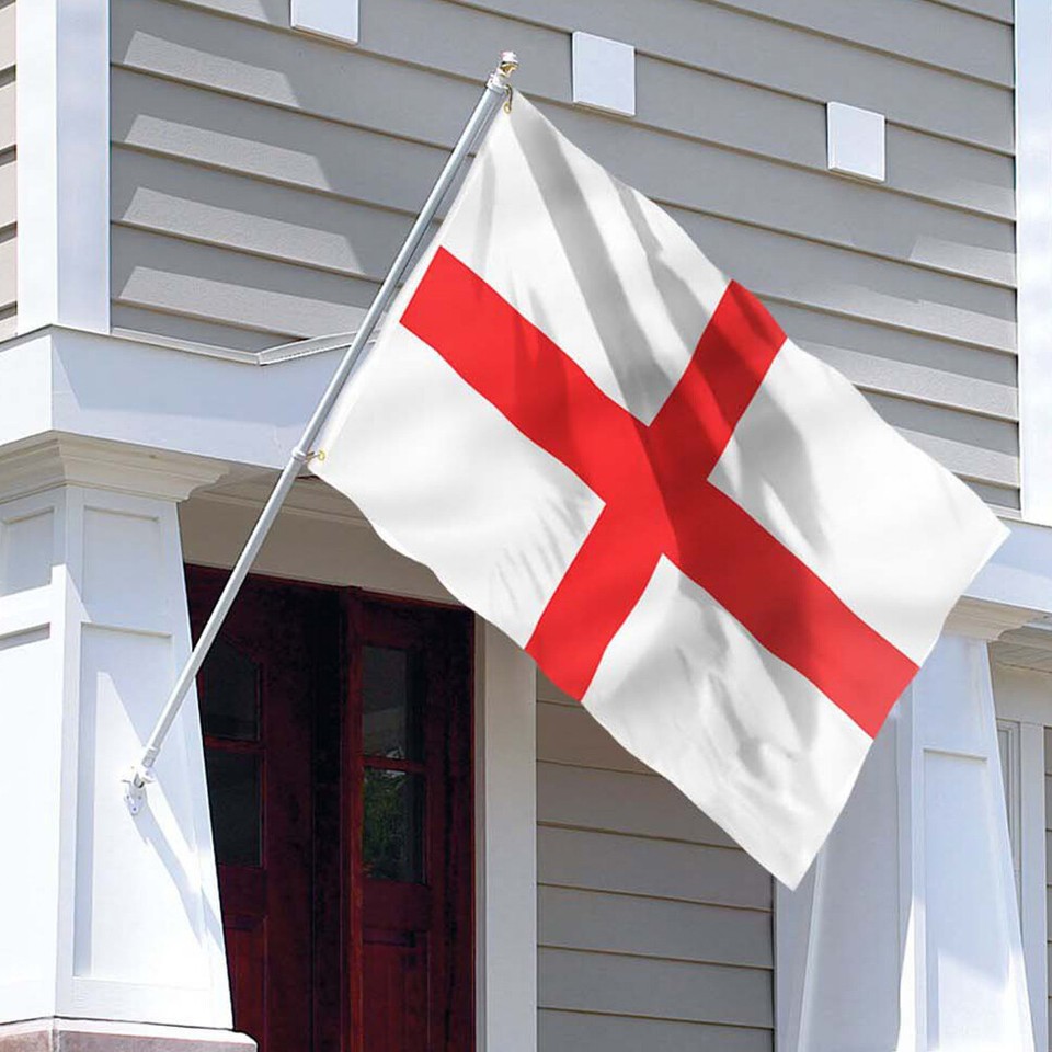  English Eyelets Flag England Flags on Sticks for European Football