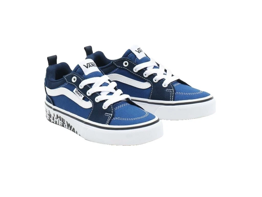 Zapatos Blanco Azul VANS para Niños