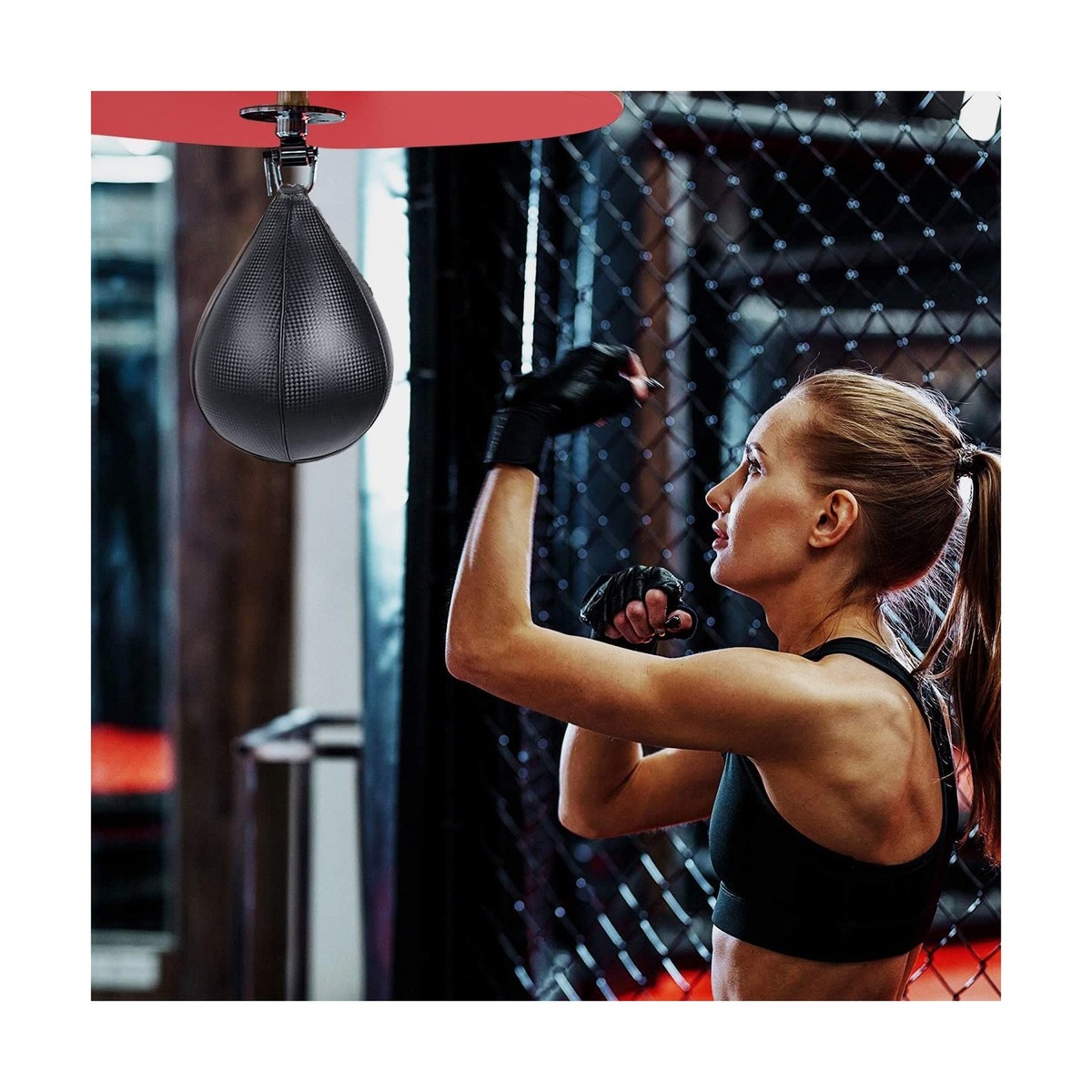WYGVNR Speed Bag Platform, Boxing Training Speed Bag