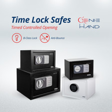 Electronic Time Lock Safe Box B-Class Key Hom...