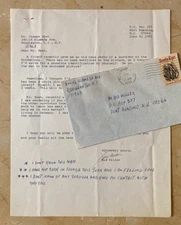 SUSPECTED SABOTEUR OF THE HINDENBURG DISASTER JOSEPH SPAH AUTOGRAPHED LTR.