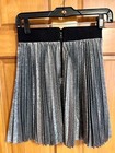 Alice + Olivia Women's Danica Sunburst Pleated Mini Skirt Silver Sz. 0 — photo 9