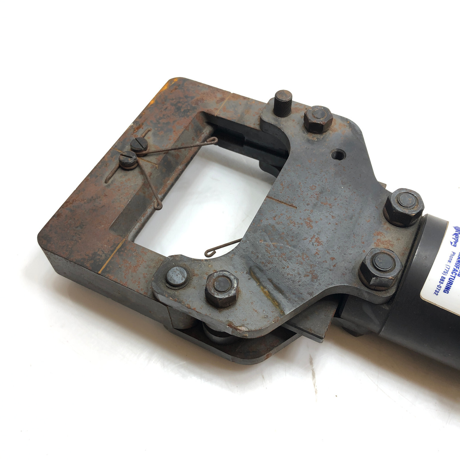 Huskie PS62B 1/2"2" Manual Hydraulic Steel Pipe Squeezer Tool 18Ton