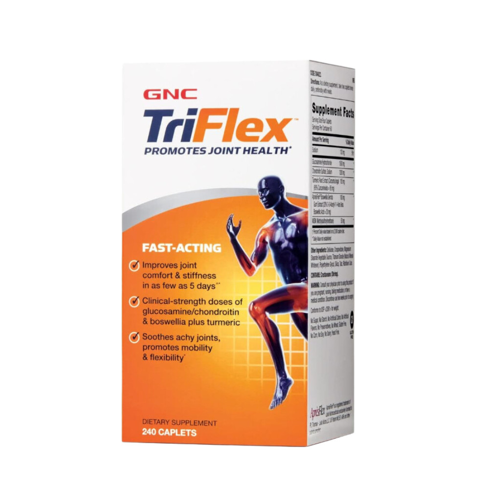 Soporte articular de acción rápida GNC TriFlex, 240 cápsulas