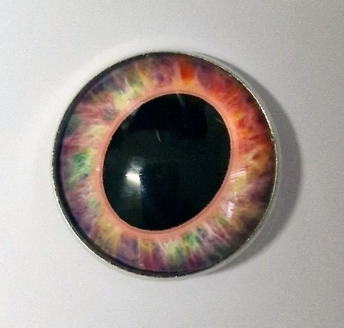Glasaugen 25mm Cabochons, Scrapbooking, Puppenherstellung, Monster Augäpfel 2St. - Picture 7 of 7