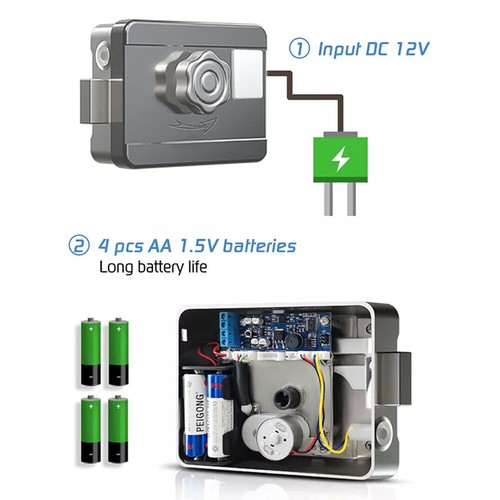 Electronic Door Lock WiFi APP Fingerprint Password Keys Security Smart Door lock - Picture 13 of 18