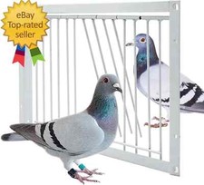 11.8In/30Cm Pigeon Cage Door One Way Entrance Door Bird T Trap Birdcage Iron Wir