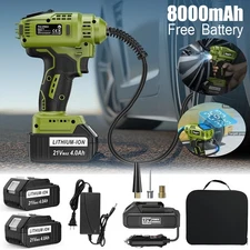 150PSI Car Air Tire Pump Inflator Compressor LCD Digital Electric Auto Portable