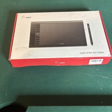 Ugee M708 Graphics Drawing Pen Tablet, 10x6 in - Black 8 Hot Keys - 8192 Levels