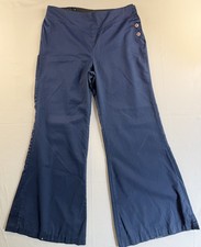 1960-70s Womens True Vintage Disco Flare Bell Bottom Trousers Pants - Nds Repair