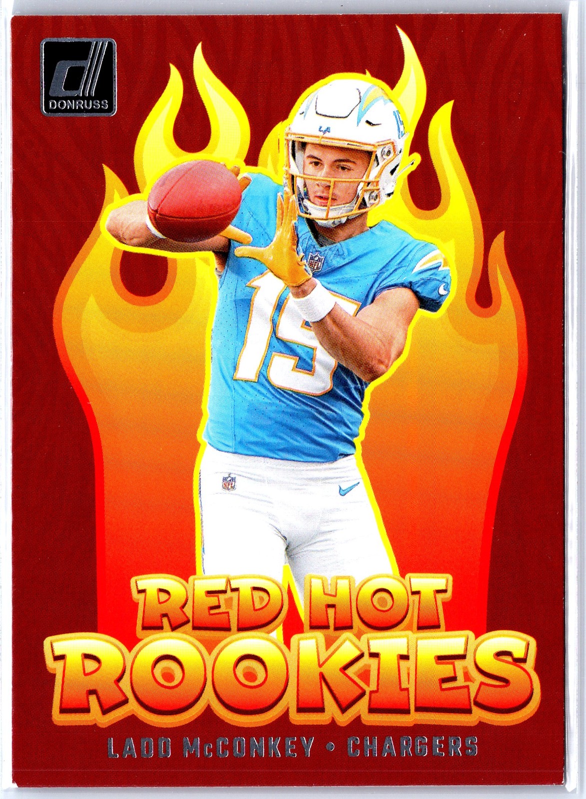 2024 Donruss #RHR-LMY Ladd McConkey Red Hot Rookies