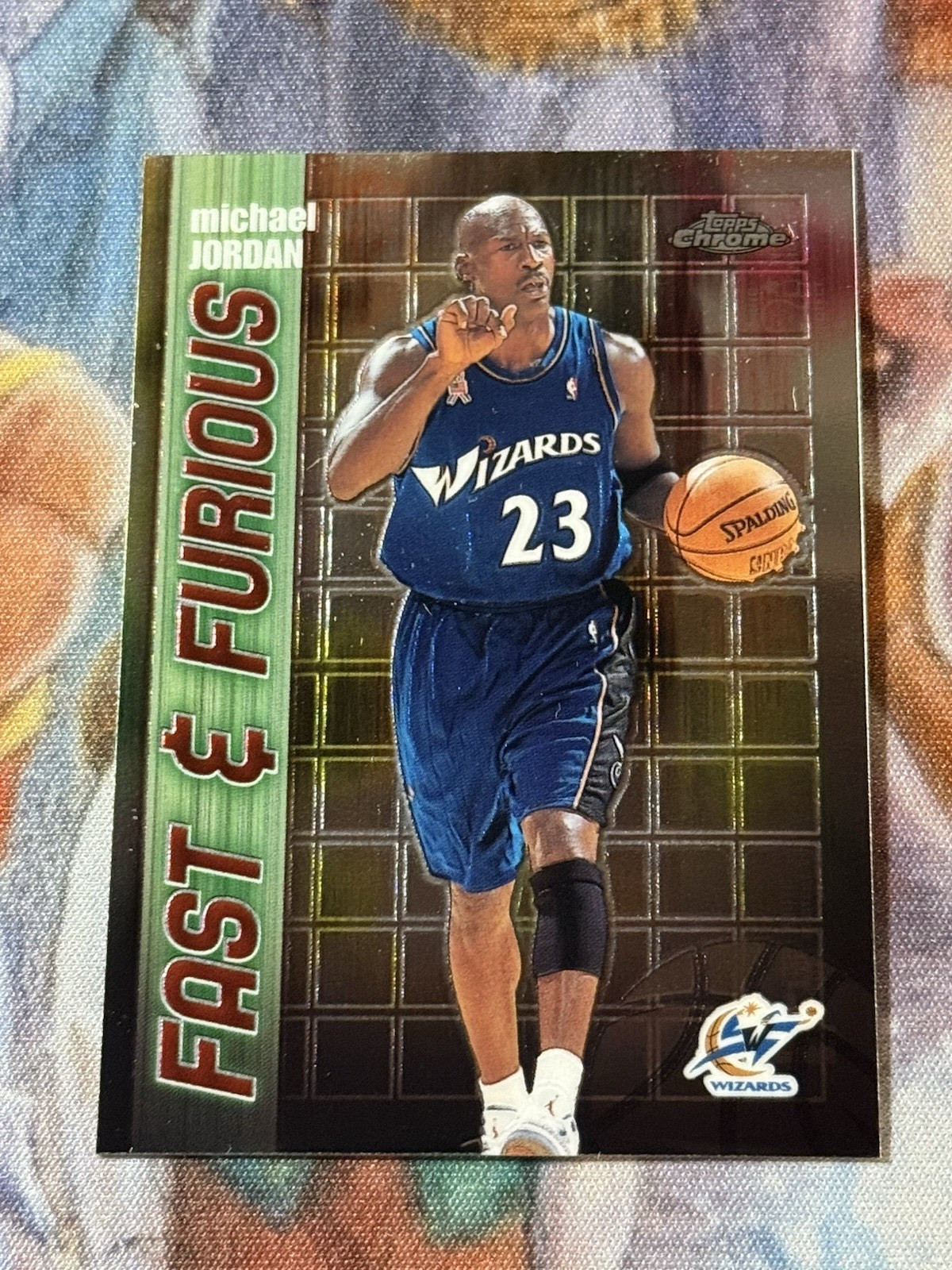 2001-02 Topps Chrome - Fast & Furious Michael Jordan #FF05 Card