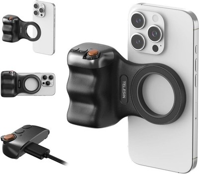 Fun Shot Magnetic Phone Camera DSLR Style Shutter Grip for Magsafe iPhone & Andr