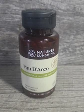 Nature's Sunshine Pau D'Arco Traditional Immune Support 100 Capsules Exp. 02/30
