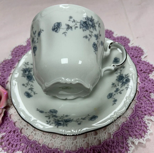 NEW-Set of 62 PCS-Johann Haviland Blue Garland Fine China-Dinner set.Germany. - Picture 7 of 11