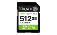 SDS3/512GB Kingston Canvas Select Plus SDXC Extended Capacity SD (SDXC) ~D~