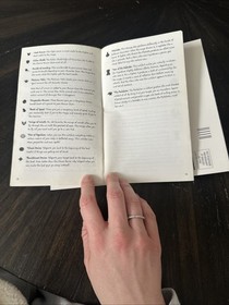 Sega Saturn Manual Only Hexen W/Reg Card Manual Not Stapled