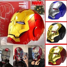 AUTOKING 1:1 Wearable JARVIS Voice Control Cosplay Iron Man MK5 Helmet Mask Gift
