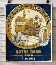 Luke Combs Growin&rsquo; Up and Gettin&rsquo; Old Tour Poster