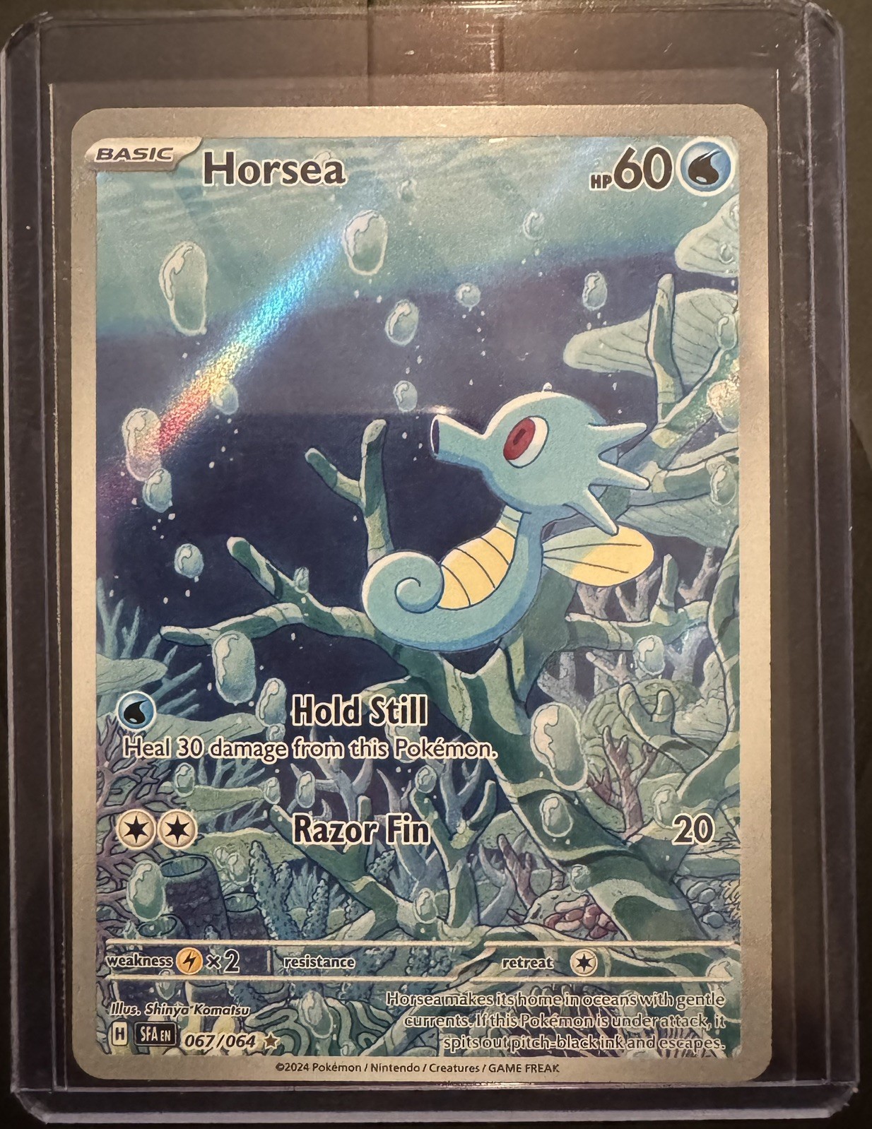 Horsea - 067/064 - Shrouded Fable - Illustration Rare - NM