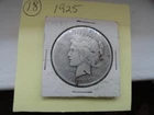 1925 PEACE SILVER DOLLAR - MF