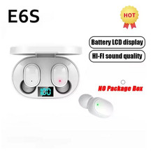 E6S Wireless Bluetooth Earphones TWS Bluetooth Headset Wireless Earbuds