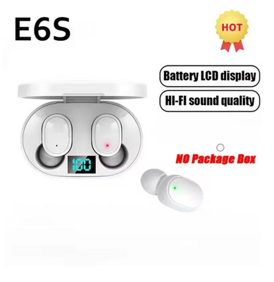 E6S Wireless Bluetooth Earphones TWS Bluetooth Headset Wireless Earbuds