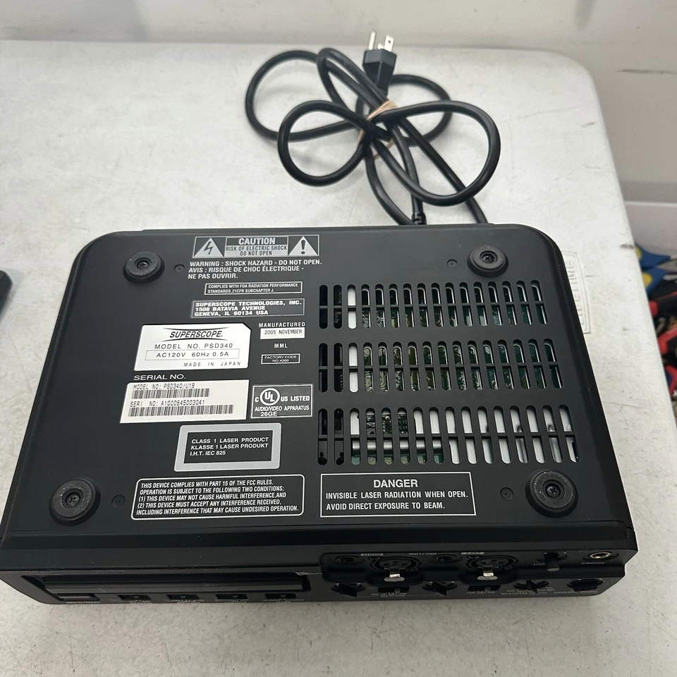 Excellent Condition Superscope PSD340 CD & CDR Music Practice System+remote - Image 3 of 4