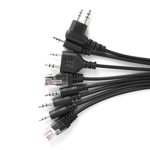 8in1 USB Programming Cable Cord Wired For Baofeng Motorola Kenwood HYT Radio CD - Afbeelding 17 van 24