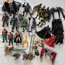 Dc Kenner 1990s Batman Robin Action Figures Lot Parts Accessories Bb6