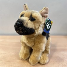 Living Nature German Shepherd Plush NWT Realistic Dog Stuffed Animal 10  