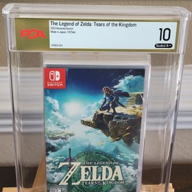 Zelda Tears of the Kingdom Nintendo Switch PSA 10 A++ 1st Print CGC VGA WATA