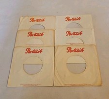 45 RPM 7" RECORD SLEEVES CO. SLEEVE 6 PACK SEE PHOTOS Portrait Records SLV363