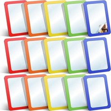 Espejos irrompibles para ni os 6x4" manualidades 15 piezas colores