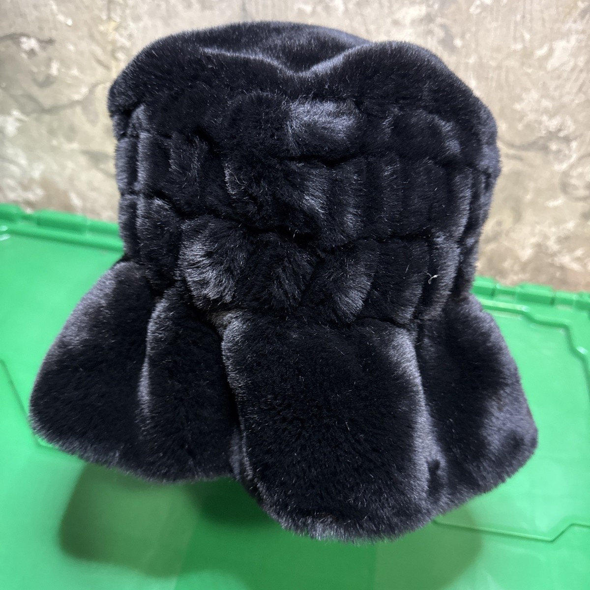 Parkhurst Womens Faux Fur Bucket Black Bucket Canada Vtg | eBay